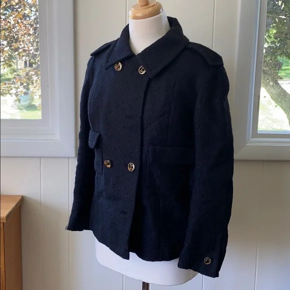 Vintage 70s Max Mozés Paris French Designer Jacket M - Picture 2 of 12